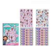 CERDÁ LIFE'S LITTLE MOMENTS Gabby's Dollhouse - Set decorativo per bambini con adesivi a tema Gabby e i suoi amici per personalizzare quaderni, giocattoli e artigianato scolastico