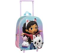 CERDÁ LIFE'S LITTLE MOMENTS Infantil Trolley 3D Medidas Mochila Gabby´s Dollhouse 25.0x31.0x10.0 Cm para Niñ@s, Zaino Unisex-Bambini e Ragazzi, MOD. 25