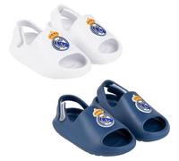 CERDÁ LIFE'S LITTLE MOMENTS Infradito da spiaggia EVA Real Madrid per bambini, sandali per bambini ufficiali e leggeri | Scarpe antiscivolo, bianco, 34/35 EU