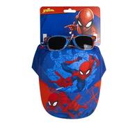 CERDÁ LIFE'S LITTLE MOMENTS Kit Estivo Bambino con Cappello e Occhiali da Sole Spider-Man, Protezione UV e Chiusura Regolabile, Prodotto Ufficiale Marvel
