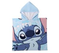 CERDÁ Life'S Little Moments Lilo & Stitch Asciugamano in microfibra con cappuccio per bambini, ad asciugatura rapida, per spiaggia e piscina