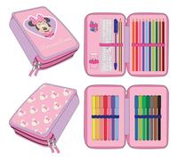 CERDÁ LIFE'S LITTLE MOMENTS Minnie Pencil Case with Accessories with Markers, Pe