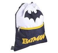 CERDÁ LIFE'S LITTLE MOMENTS +, Mochila Escolar Batman Con Bolsillo Frontal De Apertura Ajustable Y Cierres Velcro Par Niños, Carbón, Talla Única