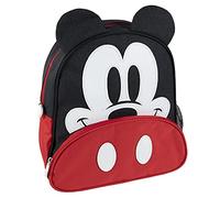 CERDÁ LIFE'S LITTLE MOMENTS Mochila Escolar De Mickey Mouse-Licencia Oficial, Zaino per la Scuola di Topolino-Licenza Ufficiale Disney Bambino, Rosso, Edades recomendadas-3-6 Anni
