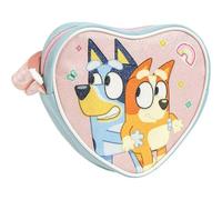 CERDÁ LIFE'S LITTLE MOMENTS Niñas de 2 A 8 Años Diseño Colorido con Personajes Animados, Ligero Y Espacioso Bolso Bluey, Borsa Cuore Unisex-Bambini e Ragazzi, M