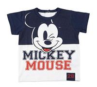 CERDÁ LIFE'S LITTLE MOMENTS Niños Camisetas de Manga Corta de Mickey Mouse Licencia Oficial Disney, Azul, 18 Meses