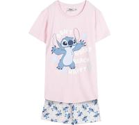 CERDÁ LIFE'S LITTLE MOMENTS Niños Y Niñas Cómodo Y Divertido - Pijama Stitch Ideal para Descanso Y Juego Set di Pigiama, Rosa Chiaro, 8 Anni (Pacco da 2) Unisex-Bambini e Ragazzi