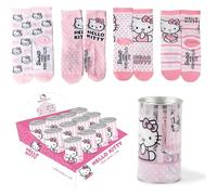 CERDÁ LIFE'S LITTLE MOMENTS Pack 4 Piezas Hello Kitty Diseño Cómodo Y Seguro | Calcetines Cómodos para Niños Confezione Calze 4 Pezzi, 27-30 (Pacco da 4) Unisex-Bambini e Ragazzi