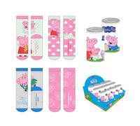 CERDÁ LIFE'S LITTLE MOMENTS Pack 4 Piezas Peppa Pig Diseño Cómodo Y Seguro | Calcetines Cómodos para Niños Confezione di Calzini 4 Pezzi, 27-30 (Pacco da 4) Unisex-Bambini e Ragazzi