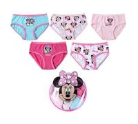 CERDÁ Life's Little Moments Pack Braguitas Single Jersey Minnie para Niña - Pack Braguitas Minnie con Diseño Infantil para Uso Diario Boxer a Pantaloncino Bambine e Ragazze (Pacco da 6)