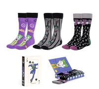 CERDÁ LIFE'S LITTLE MOMENTS Pack Calcetines 3 Piezas Batman Joker Calzini, Multicolore, 38-45 Unisex-Adulto