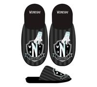 CERDÁ LIFE'S LITTLE MOMENTS | Pantofole Wednesday Open House - Comode e antiscivolo - Design scuro ed elegante per i fan di Wednesday Addams