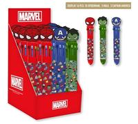 CERDÁ LIFE'S LITTLE MOMENTS Penna a sfera Avengers, design individuale, ideale per studenti scolastici, scrittura fluida con inchiostro nero, Avengers, taglia unica, licenza, Avengers, Taglia unica