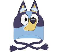CERDÁ Life's Little Moments Peruano Niños Y Niñas Invierno con Orejeras, Suave Y Calentito-Gorro Bluey Protección Frío Y Viento Basco, Blu, Taglia Unica Unisex-Bambini e Ragazzi