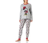 CERDÁ LIFE'S LITTLE MOMENTS - Pigiama Abbinabile per la Famiglia Invernale di Minnie Mouse, 100% in Cotone con Maglia a Maniche Lunghe e Pantalone Lungo - Licenza Ufficiale Disney