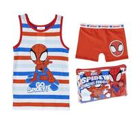 CERDÁ LIFE'S LITTLE MOMENTS Pigiama con Bavaglino Spidey Pajama Set, Blue, White And Red, 3 Anni Boy's
