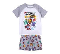 CERDÁ LIFE'S LITTLE MOMENTS - Pigiama da Bambino dei I Vendicatori | Pigiama in 100% Cotone di 2 Pezzi [ Maglia + Pantaloni Pigiama Bambino ] - Licenza Ufficiale Marvel