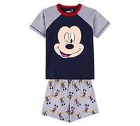 CERDÁ LIFE'S LITTLE MOMENTS Mickey Mouse Cotone 100% in 2 Pezzi (Pantaloni Pigiama + Maglietta) Set, Grigio, Normale Bambini e Ragazzi