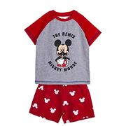 CERDÁ LIFE'S LITTLE MOMENTS - Pigiama da Bambino di Mickey Mouse | Pigiama Realizzato al 100% in Cotone - 2 Pezzi [ Maglietta + Pantalone Pigiama Bambino ] - Licenza Ufficiale Disney