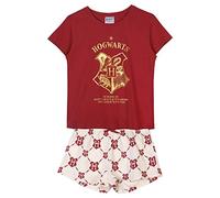 CERDÁ LIFE'S LITTLE MOMENTS Donna di Hogwarts [Harry Potter] | Pigiama in 100% Cotone, 2 Pezzi Set, Rosso, Normale Bambine e Ragazze