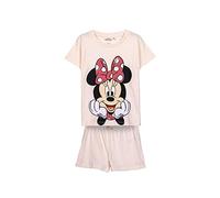 CERDÁ LIFE'S LITTLE MOMENTS Pigiama Estivo di Minnie per Bambine - Rosa - 6 Anni - Pigiama a Maniche Corte - Elaborato in Cotone 100% - Stampa di Topolino - Prodotto Originale Ideato in Spagna