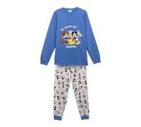 CERDÁ LIFE'S LITTLE MOMENTS Pigiama Lungo di Topolino in Jersey Singolo Pajama Set, Blue, XX-Large Unisex