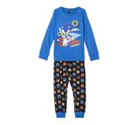 E_0002_S0740679 Sonic Pigiama Per bambini Sonic Azzurro Taglia:6 anni Bambino