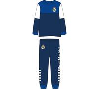 CERDÁ LIFE'S LITTLE MOMENTS Pijama Largo Single Jersey Real Madrid para Niños - Conjunto Oficial de Dormir Infantil Set di Pigiama, Blu, 4 Anni (Pacco da 2) Bambini e Ragazzi