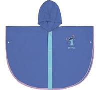 CERDÁ LIFE'S LITTLE MOMENTS Poncho Antipioggia di Stitch per Bambini - Taglia 5/6 Anni - Colore Blu con Cappuccio - Fabbricato in PVC con Chiusura a Bottoni - Prodotto Originale Elaborato in Spagna