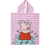 CERDÁ LIFE'S LITTLE MOMENTS Poncho per bambini Peppa Pig - Rosa - 50x115 cm - Realizzato in 100% poliestere 240 g/m2 - Stampa Peppa Pig - Prodotto originale disegnato in Spagna