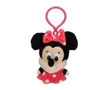CERDÁ Life's Little Moments - Portachiavi in Peluche Minnie Mouse con Gancio di Plastica - Accessorio per Bambini per Zaini, Borse e Astucci - Morbido, Leggero - Licenza Ufficiale Disney