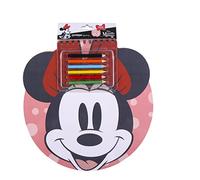CERDÁ LIFE'S LITTLE MOMENTS - Quaderno con Disegni da Colorare di Minnie Mouse| Include 6 Colori a Matita e 15 Adesivi | Regalo Originale per i più Piccoli - Licenza Ufficiale Disney