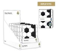 CERDÁ LIFE'S LITTLE MOMENTS Quaderno imbottito del Real Madrid con copertina morbida e stemma ufficiale del club - Quaderno del Real Madrid resistente ed elegante per uso scolastico
