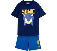 CERDÁ LIFE'S LITTLE MOMENTS Ragazzi e Ragazze Comodo e Divertente - Pigiama Sonic Ideale per Riposare e Giocare Pigiama Set, Blu, 6 Anni (Pacco da 2) Unisex-Bambini e Ragazzi