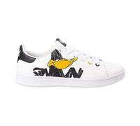 CERDÁ LIFE'S LITTLE MOMENTS Bambino Daffy Duck [Looney Tunes] | Scarpe Sportive con Una Combinazione di Stile, Comfort e Sportività Ottimale, Ginnastica, Bianco, 32 EU