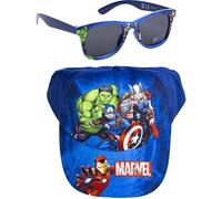 CERDÁ LIFE'S LITTLE MOMENTS Set De sol para Niños Y Niñas - Gafas Y Gorra Avengers Occhiali e Berretto, Blu, Taglia Unica Unisex-Bambini e Ragazzi