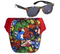 CERDÁ LIFE'S LITTLE MOMENTS Set De sol para Niños Y Niñas - Gafas Y Gorra Avengers Occhiali e Berretto, Rosso, Taglia Unica Unisex-Bambini e Ragazzi