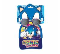 CERDÁ LIFE'S LITTLE MOMENTS Set De sol para Niños Y Niñas - Gafas Y Gorra Sonic Occhiali e Berretto, Multicolore, Taglia Unica Unisex-Bambini e Ragazzi