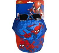 CERDÁ LIFE'S LITTLE MOMENTS | Set berretto e occhiali da sole Spiderman per ragazzi e ragazze, occhiali e berretto Spiderman stile moderno e resistente, Uomo Ragno, Taglia unica