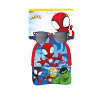 CERDÁ LIFE'S LITTLE MOMENTS | Set Berretto e Occhiali da Sole Spiderman per Ragazzi e Ragazze, Occhiali e Berretto Spiderman Stile Moderno e Resistente, Spidey, Taglia Unica