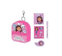 CERDÁ LIFE'S LITTLE MOMENTS Set de Papelería Minimochila Medidas Mochila Gabby´s Dollhouse 19.5x22.5x4.5 Cm para Niñ@s, Zaino Unisex-Bambini e Ragazzi, MOD. 26