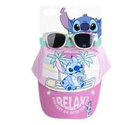CERDÁ LIFE'S LITTLE MOMENTS Set De sol para Niños Y Niñas - Gafas Y Gorra Stitch Occhiali e Berretto, Rosa, Taglia Unica Unisex-Bambini e Ragazzi