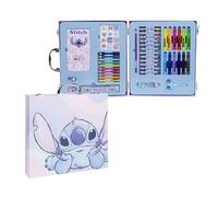 CERDÁ LIFE'S LITTLE MOMENTS Set di articoli di cancelleria ispirati al punto - Blu - 30 X 27 X 4 cm - Include un astuccio con tutto il necessario per colorare - Prodotto originale disegnato in Spagna