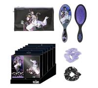 CERDÁ LIFE'S LITTLE MOMENTS - Set di bellezza Disney Villain - Nero - Set completo - Include spazzola, 2 codini per capelli e astuccio - Prodotto originale