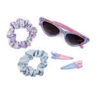 CERDÁ LIFE'S LITTLE MOMENTS | Set di bellezza Stitch per ragazze con occhiali da sole, pinze e elastici per capelli - Stile divertente e funzionale per acconciature, multicolore, Taglia unica