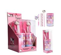 CERDÁ LIFE'S LITTLE MOMENTS Set di cancelleria Hello Kitty - Set di cancelleria a tema scuola per scrivania, ideale per ragazze, studenti e fan dell'universo Kawaii, Hello Kitty, Taglia unica, Licenza