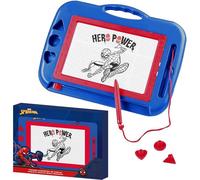 CERDÁ LIFE'S LITTLE MOMENTS Set di cancelleria lavagna magnetica Spiderman - Kit scuola per bambini con lavagna cancellabile, segnalibri e accessori | ideale per disegnare e imparare con Spidey