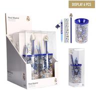 CERDÁ LIFE'S LITTLE MOMENTS Set di cancelleria portapenne Real Madrid - Set scuola con design ufficiale, ideale per bambini, giovani e fan del club bianco, Real Madrid, Taglia unica, Licenza