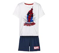 CERDÁ LIFE'S LITTLE MOMENTS Set French Terry Completino a 2 Pezzi di Spiderman Maglietta e Pantaloncini Corti, Multicolore, 6 Anni Unisex Kids