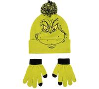 CERDÁ LIFE'S LITTLE MOMENTS Set Gorro Y Guantes The Grinch Suaves Y Licencia Oficial-Ropa Térmica Infantil Ideal Frío 2 Pezzi, Taglia Unica (Pacco da 2) Unisex-Bambini e Ragazzi